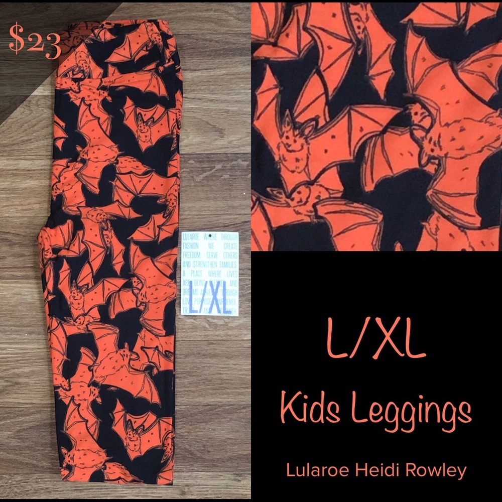2 pair of kids size lg/Xl Halloween leggings